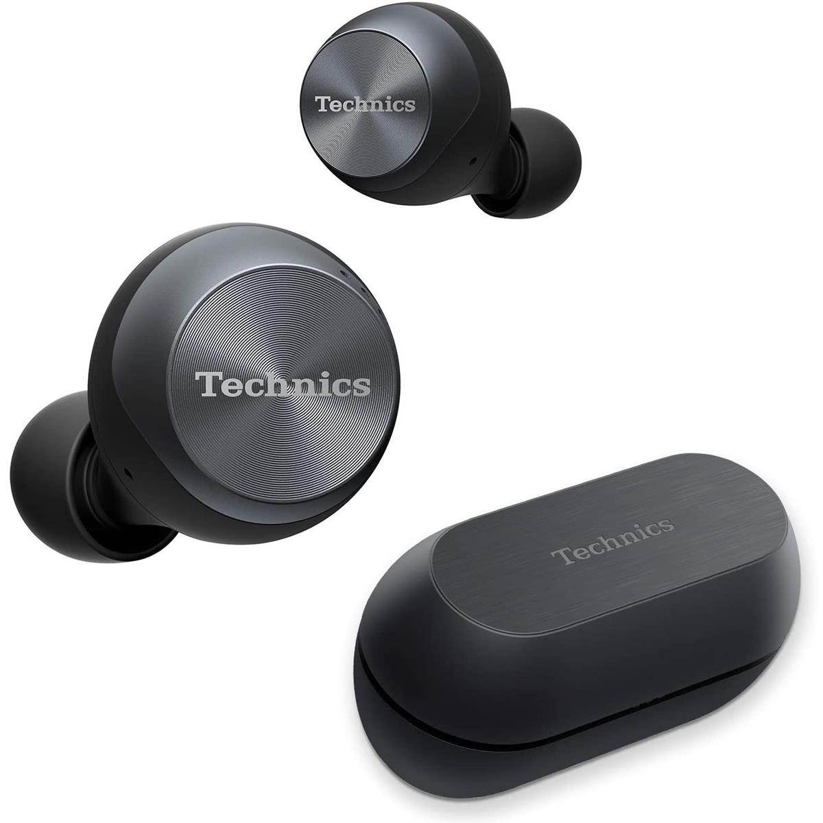 Technics EAH-AZ70W Bluetooth True Wireless Noise Cancelling Earbuds (Black)