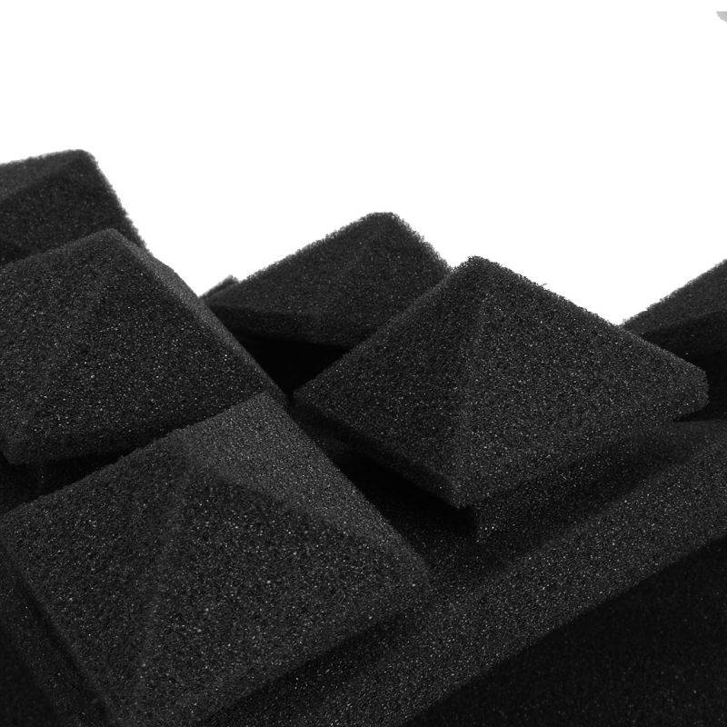 12x12x2in 6 pcs Sound-absorbing Cotton Foam Soundproof Cotton Shed Wall Muffler Sponge