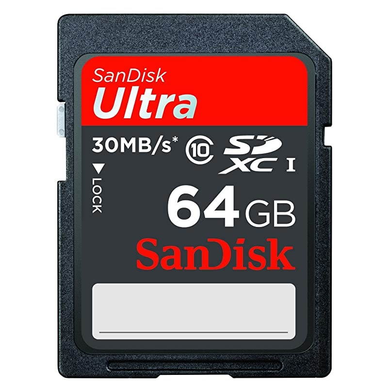 Ultra 64GB SDXC Class 10UHS1 Flash Memory Card Speed Up To 30MBs SDSDU064GU46 Label May Change Old Version