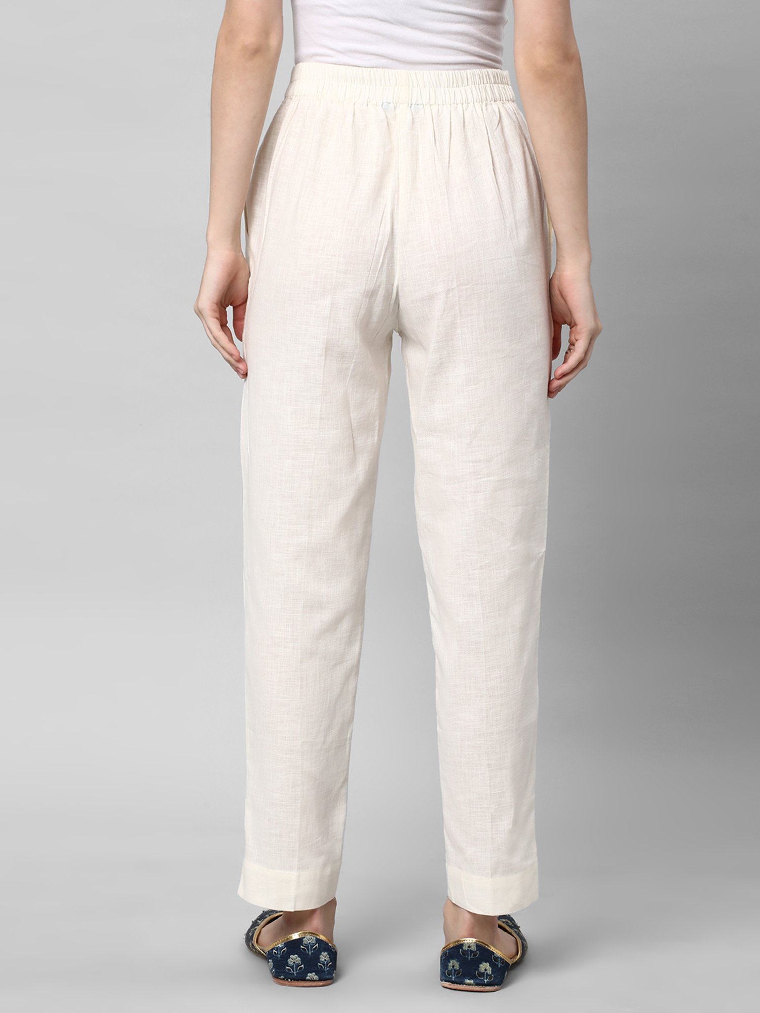 Kami Kubi Off White Linen Pants