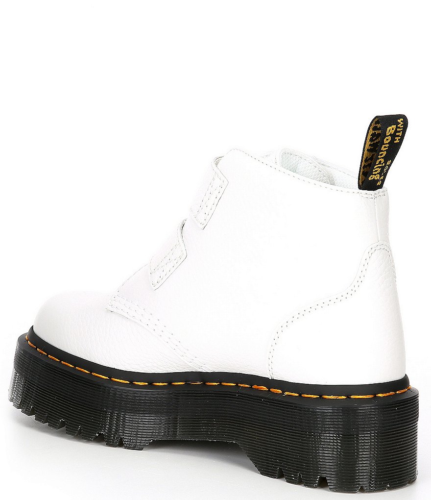 Dr. Martens Women's Devon Heart Buckle Platform Booties