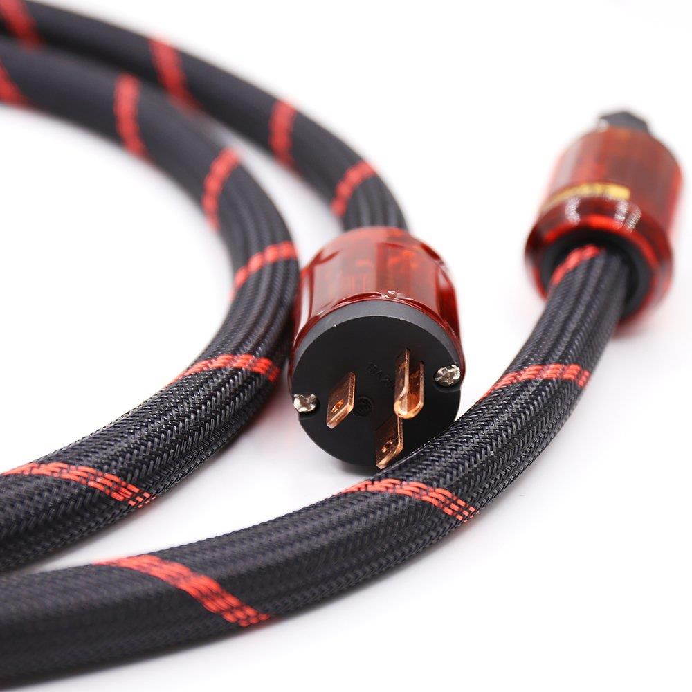 Hi-End HiFi Audio AC Power Cable Power Cord US Plug - 3.28FT (1M)