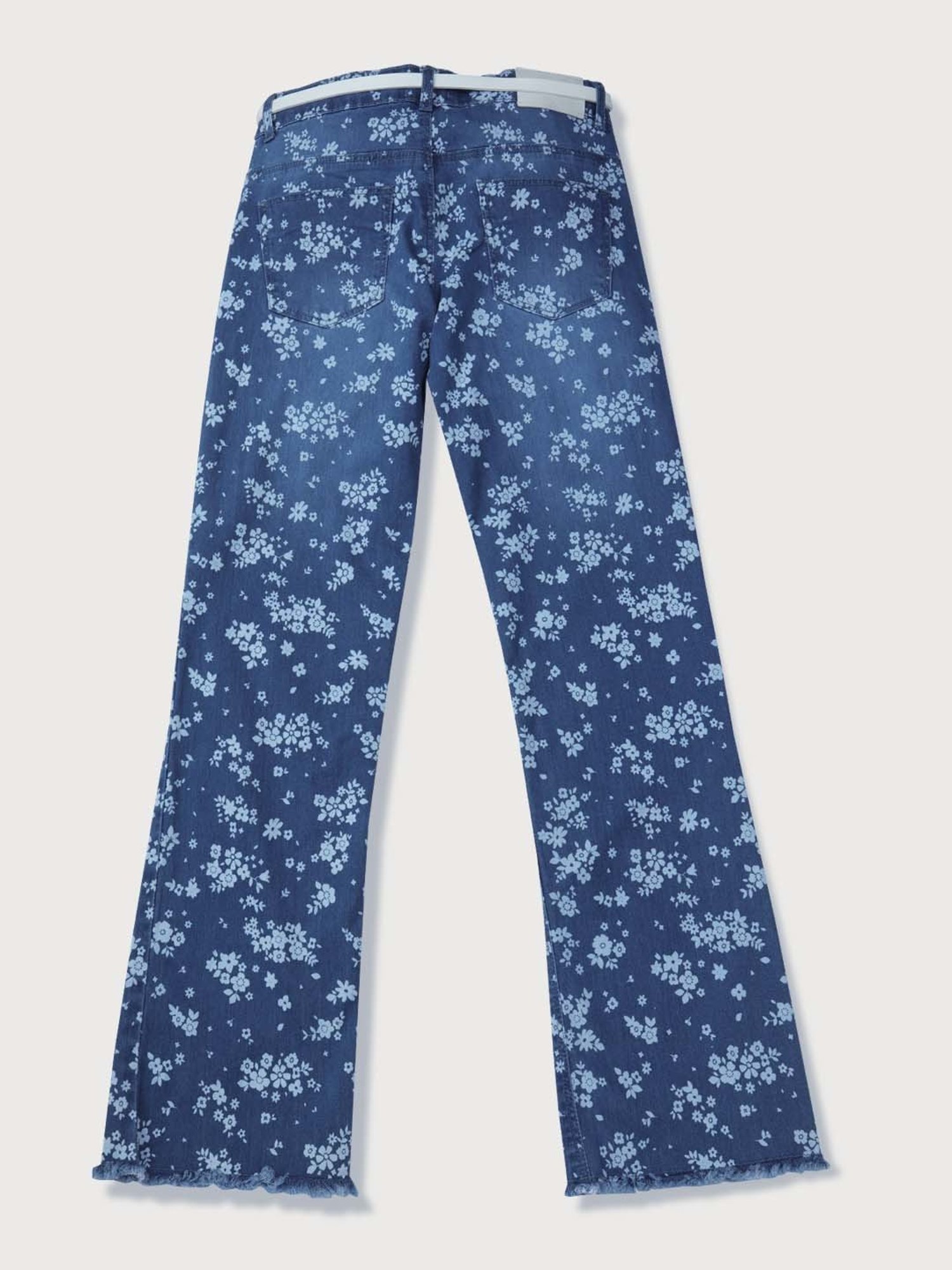 GJ baby Girls Blue Washed Jeans