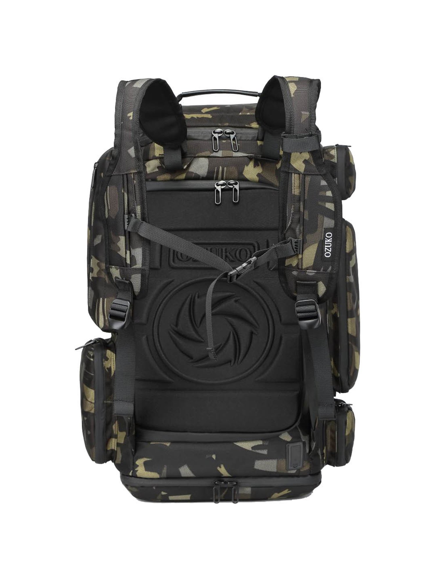 Ozuko Xploretech Gear 5 Ltrs Black Medium Convertible Backpack