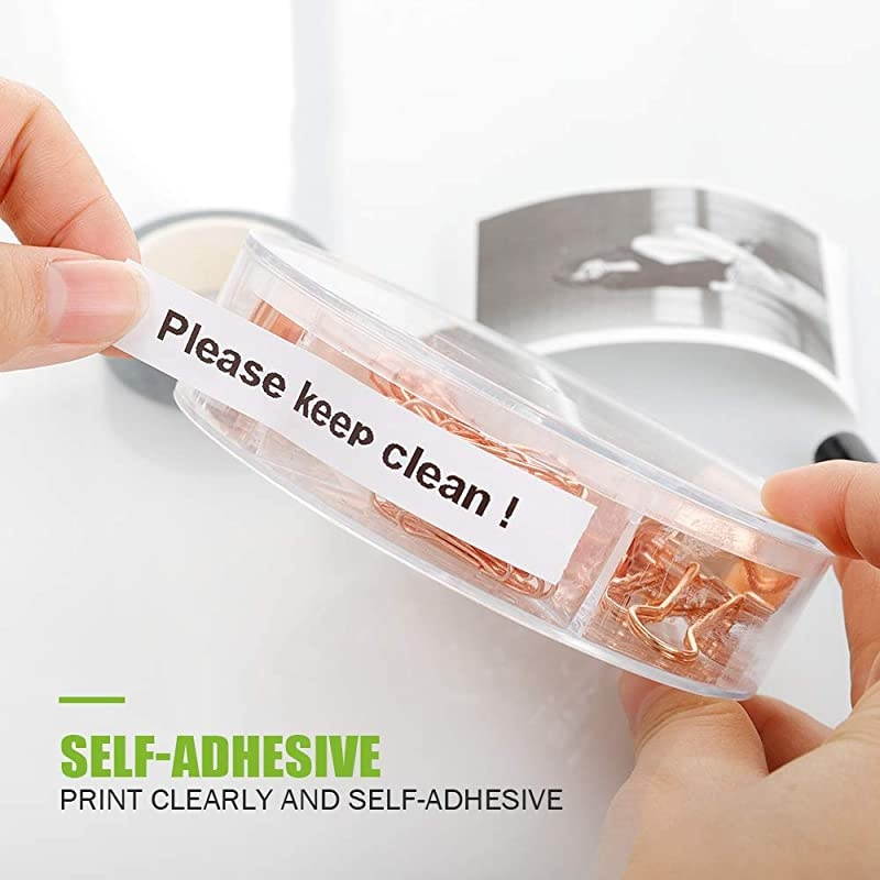 Compatible Tape Replacement for DYMO LetraTag White Paper Refill 91330 10697 12quot x 13 12mm x 4m Black on White Maker Tape for dymo Letra Tag LT100H Plus Printer 5Pack