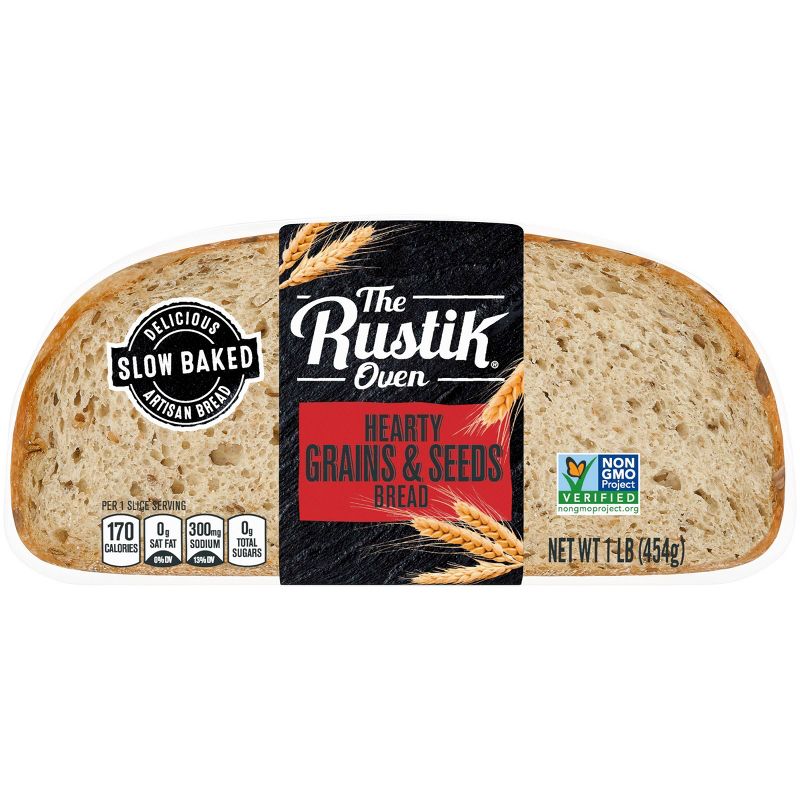 The Rustik Oven Hearty Grains & Seeds Bread - 16oz