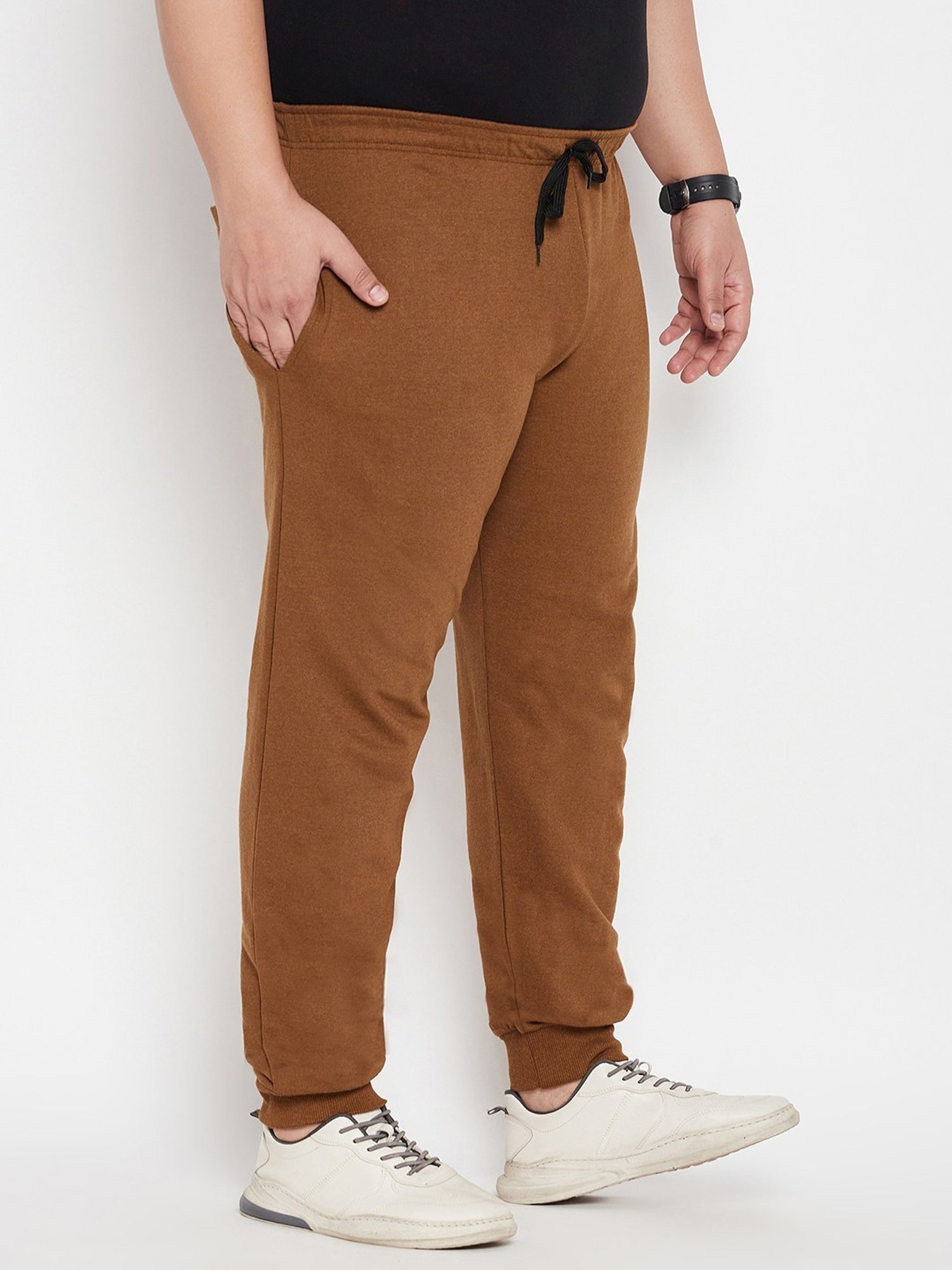 Bigbanana Brown Regular Fit Joggers