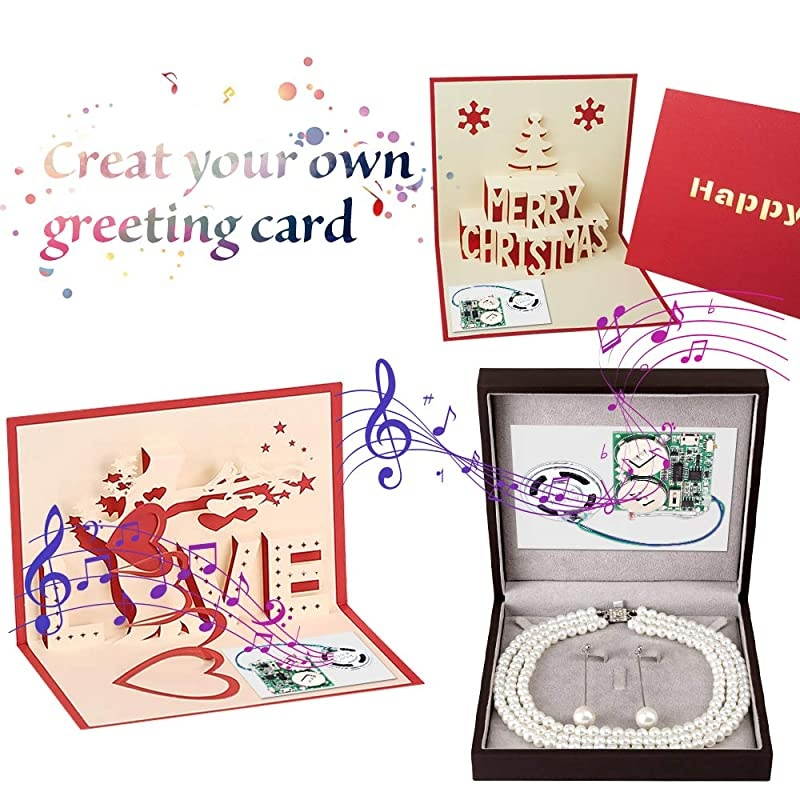 DIY Light Sensor Sound Module Micro USB Music Player for Talking Greeting Card Creative Gifts 8M Memory wSpeaker