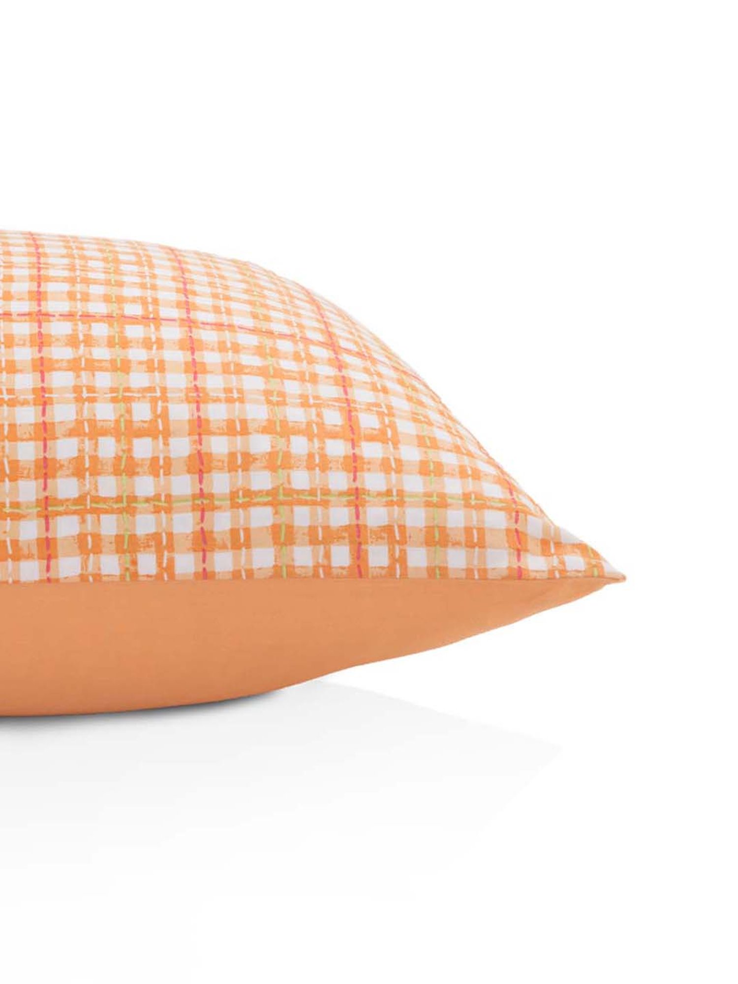 HOSTA HOMES Ultrasonic Abstract Brown 280 TC Polyvelvet Pillow Cover