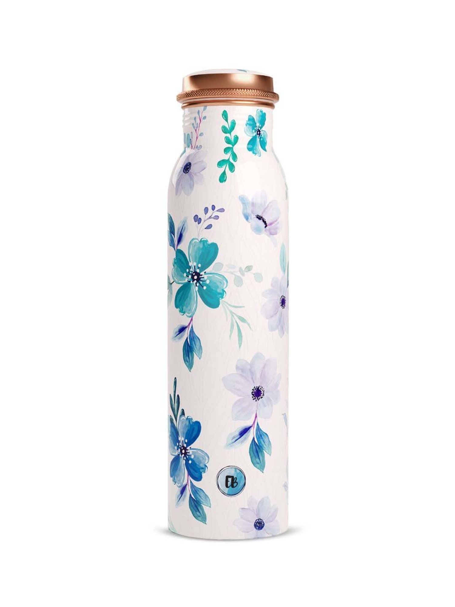 Everything Beautiful White Copper Water Bottle - Standard (0.9 L)