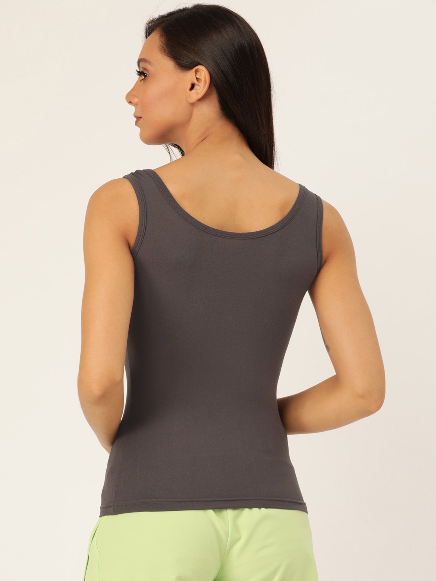 Lady Lyka Multicolor Cotton Camisole (Pack Of 2)