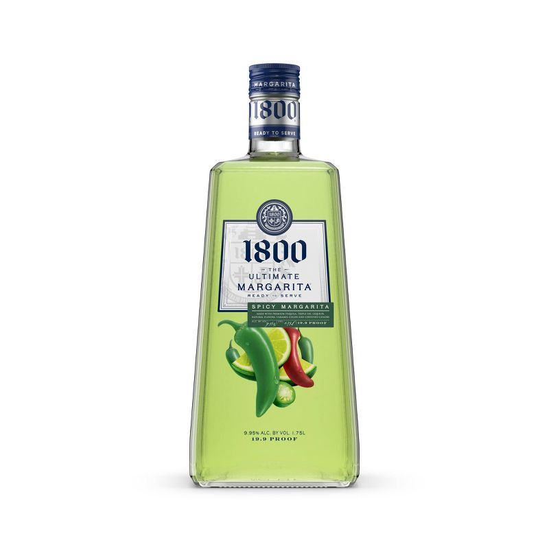 1800 Jalapeno Lime Ultimate Margarita Cocktail - 1.75L Bottle