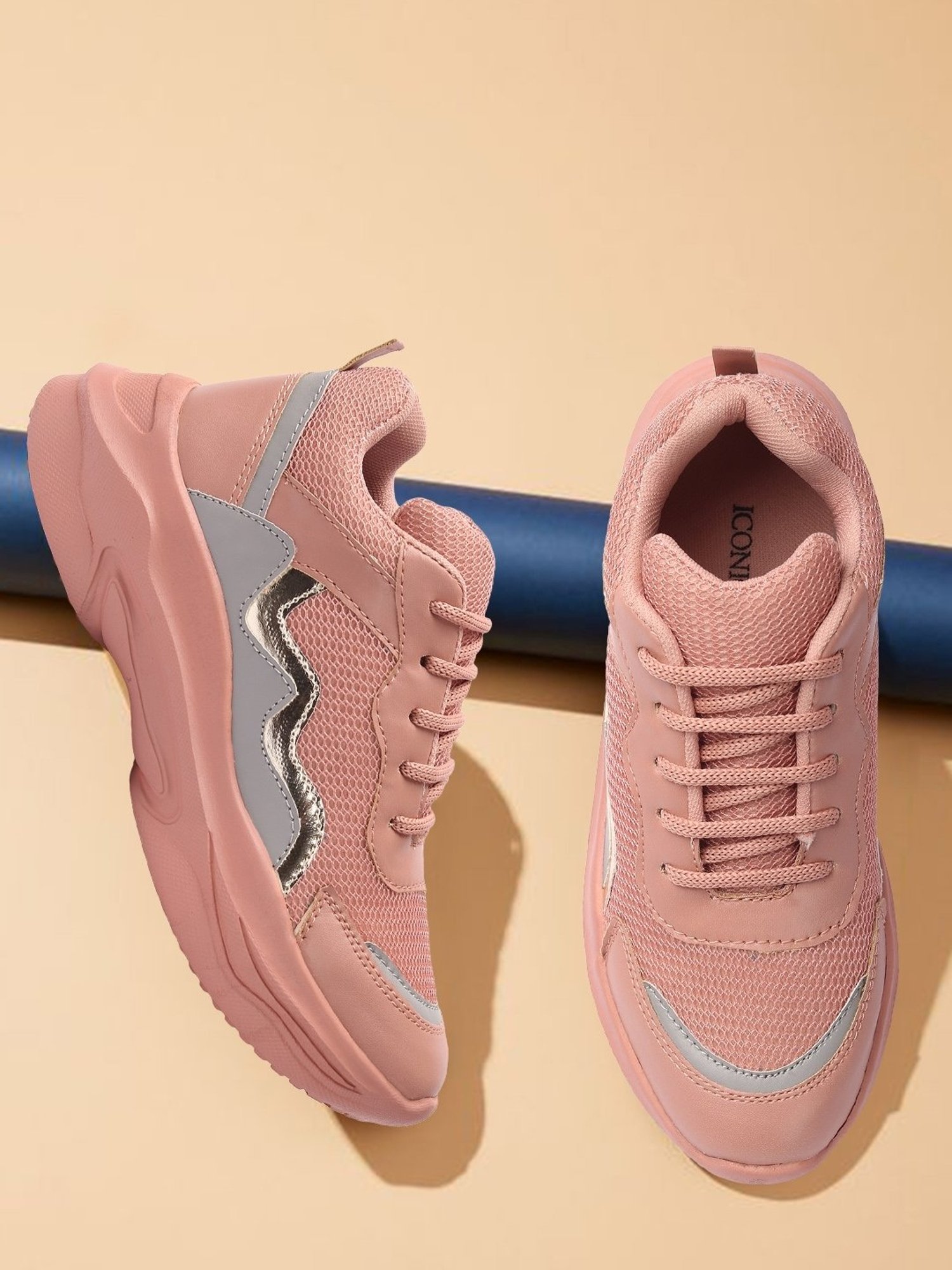 Iconics Women's Peach Running Shoes