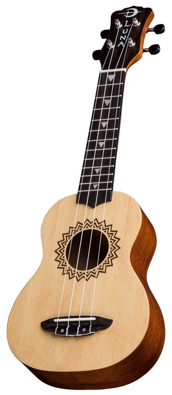 Luna Guitars Vintage Spruce Soprano Ukulele Satin Natural