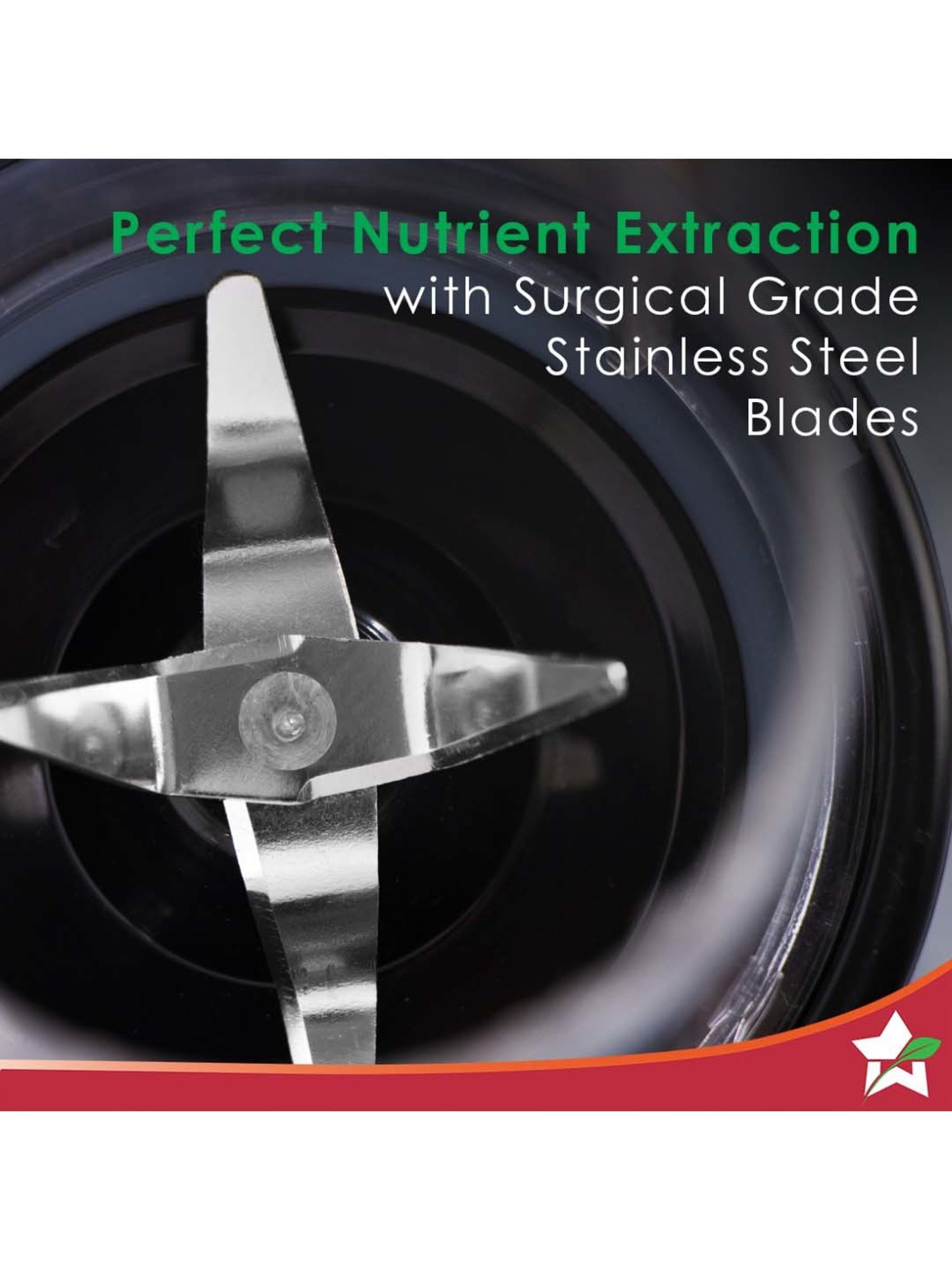 Wonderchef Nutri-blend Mixer Grinder 500W,22000 RPM with 3 Jars & SS Blades 2-Yr Warranty,Red