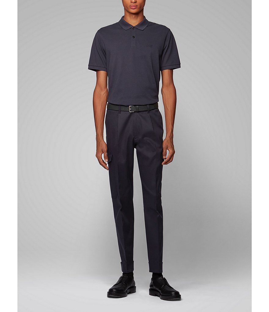 Cutter & Buck Big & Tall Prospect Textured Performance Stretch Short-Sleeve Polo Shirt