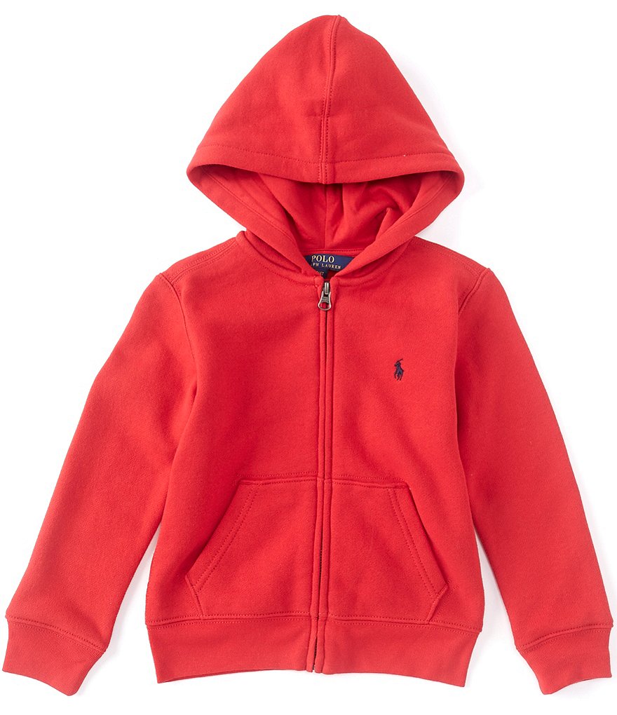 Polo Ralph Lauren Childrenswear Little Boys 2T-7 Full-Zip Hoodie