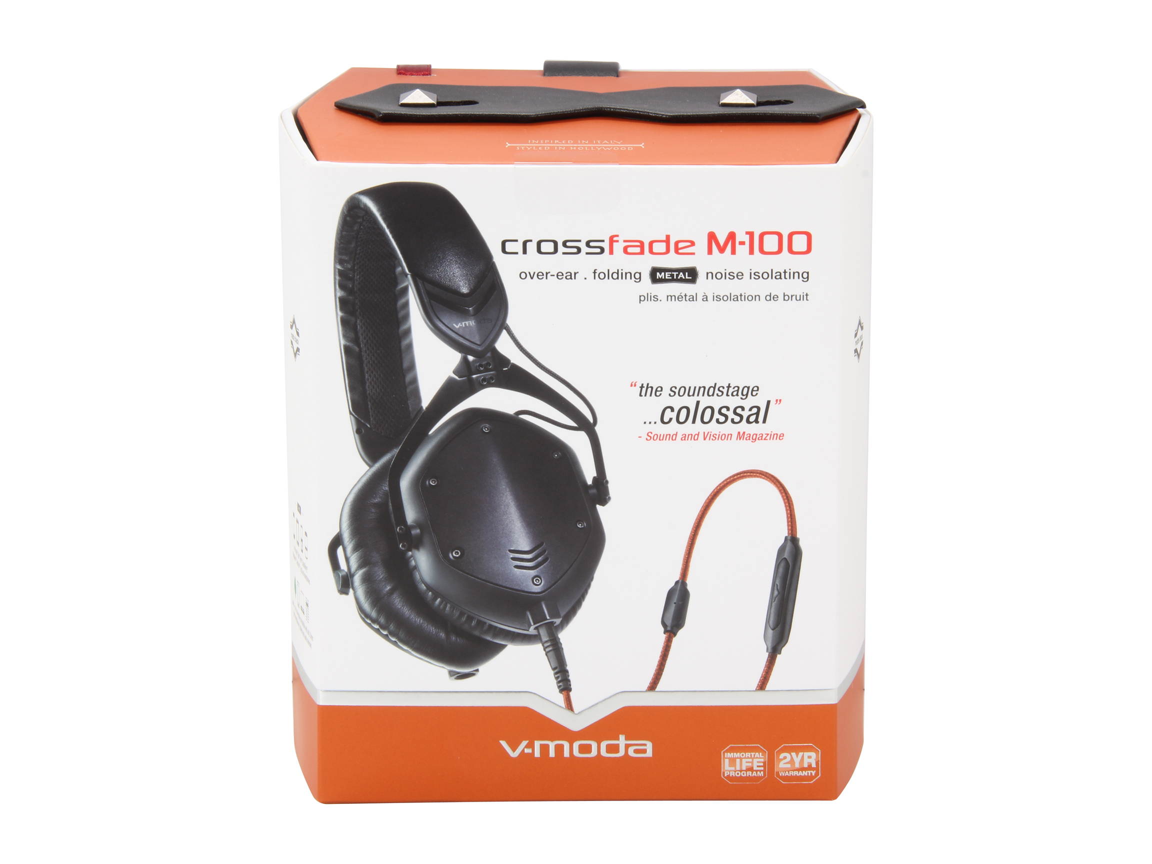 V-Moda Crossfade Shadow M-100-U-SHADOW Headphone, Shadow