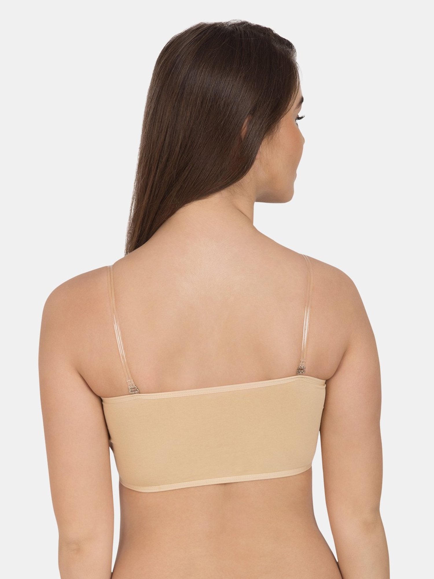 Tweens Beige Non Wired Padded Bandeau Bra