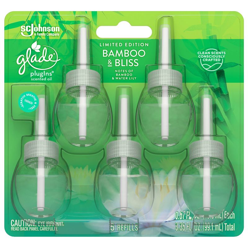 Glade Bamboo Bliss PlugIns Refill - 5ct