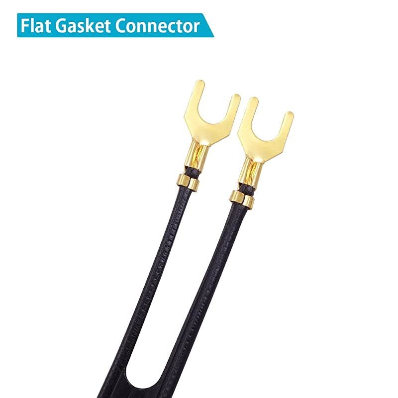 4 Pack Gold Plated 75 Ohm to 300 Ohm UHFVHFFM Matching Transformer Converter Adapter with F Type Female Coax Coaxial Connector Plug Jack for TV Antenna Cable Wire