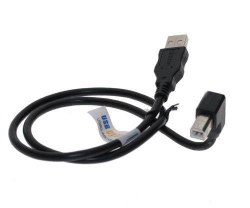 USBGear 0.5m USB 2.0 Cable High-Speed type A to B Down Angle