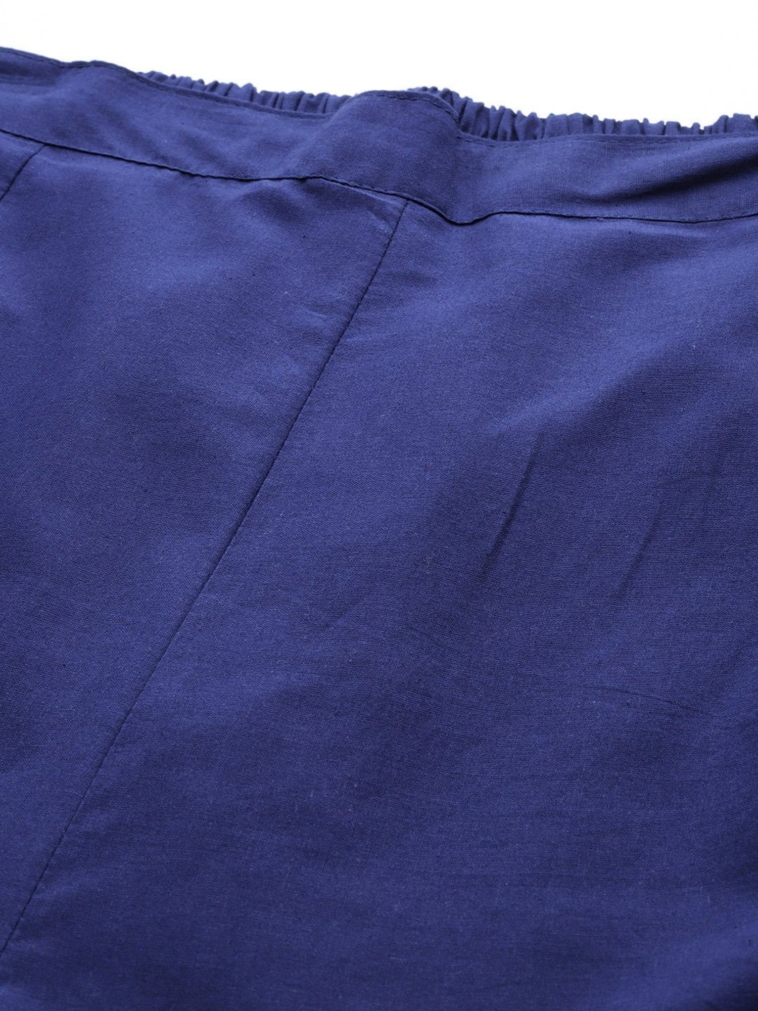 Anubhutee Blue Pure Cotton Tunic & Pant Set