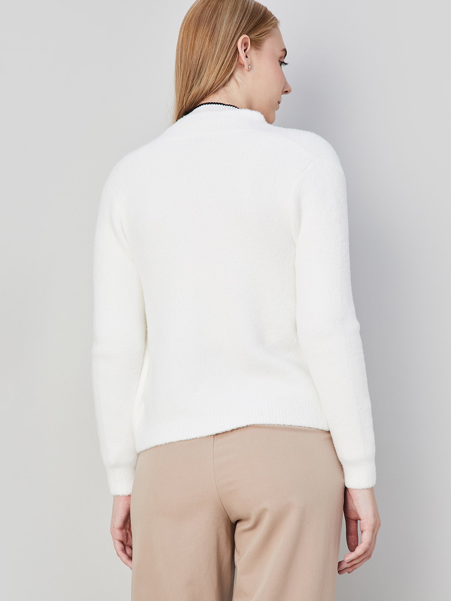 Code by Lifestyle Off White Cardigan