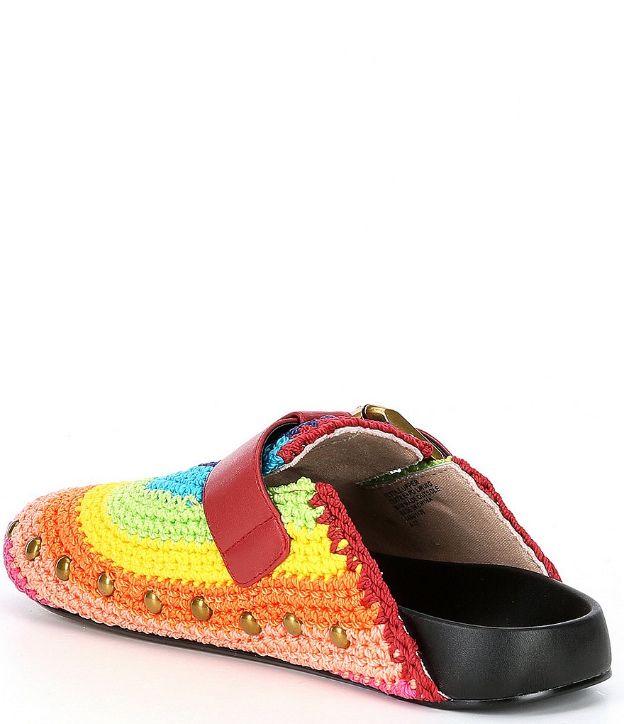 Kurt Geiger London Ozark Rainbow Buckle Mules