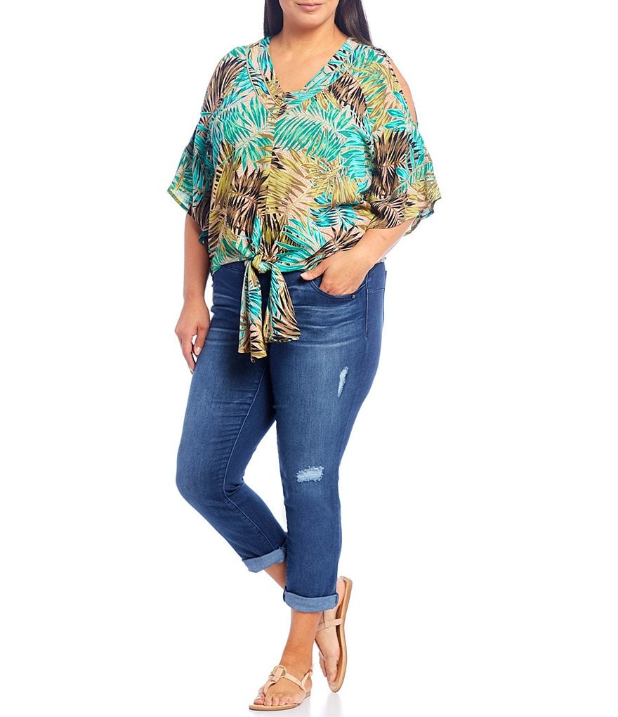 Democracy Plus Size Ab-solution Technology Ankle Skimmer Jeans