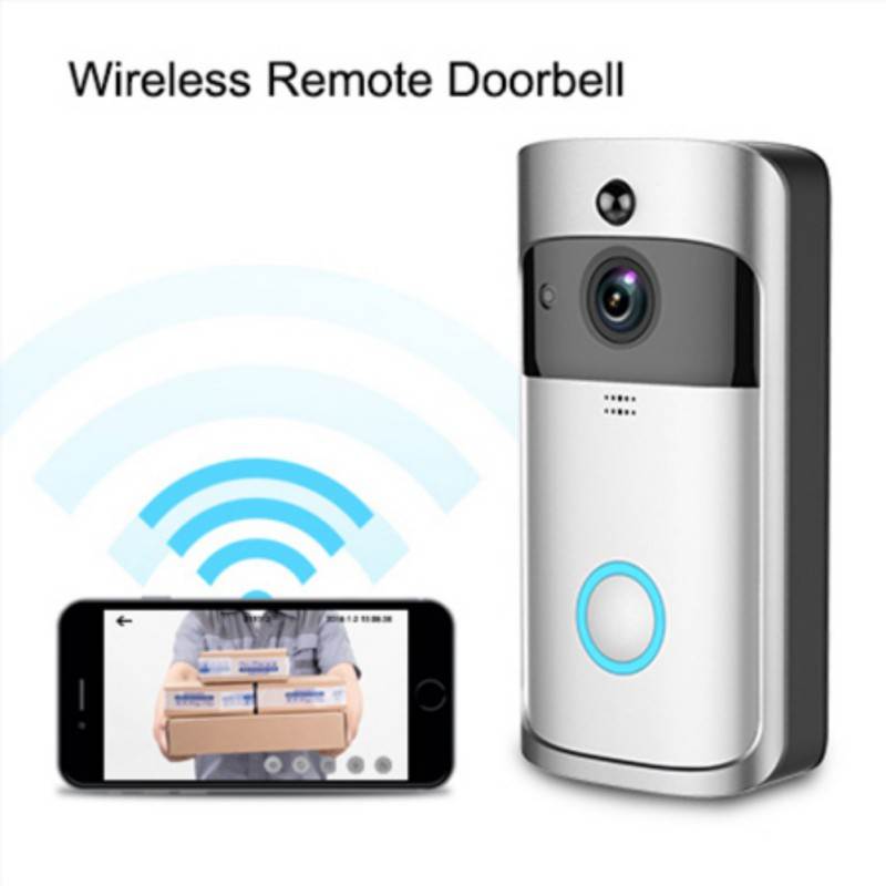 Two-Way Door Bell WiFi Wireless Video PIR Doorbell Talk Security Smart HD Camera