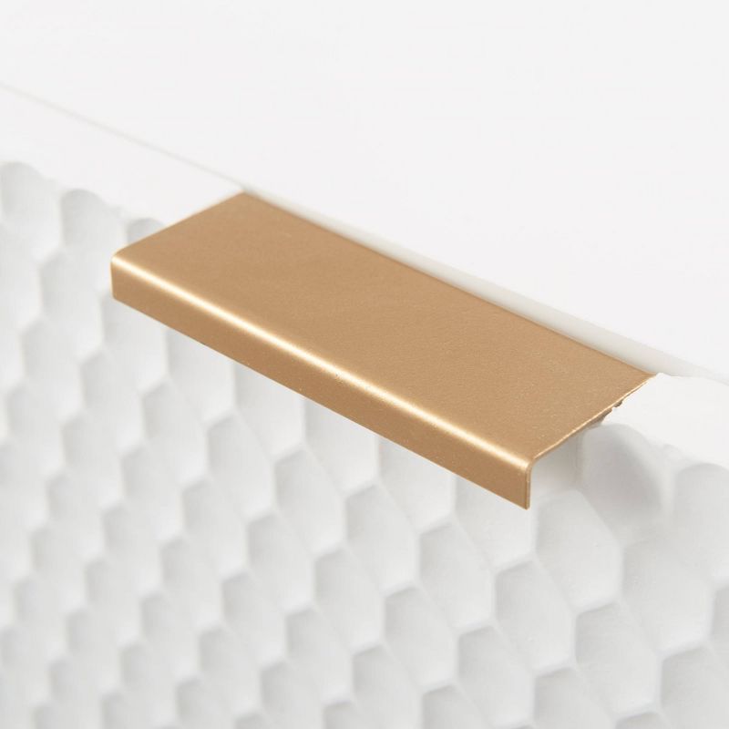 Jolie 5 Drawer Tallboy Dresser White - Adore Decor