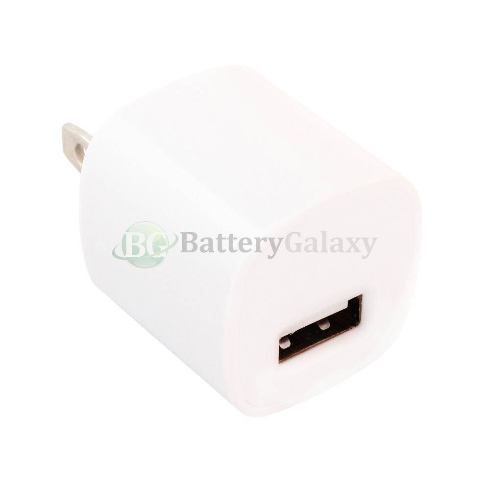 5 HOT! USB Battery Wall Charger Adapter for  iPhone 1 2G 3 3G 3GS 4 4G 4S