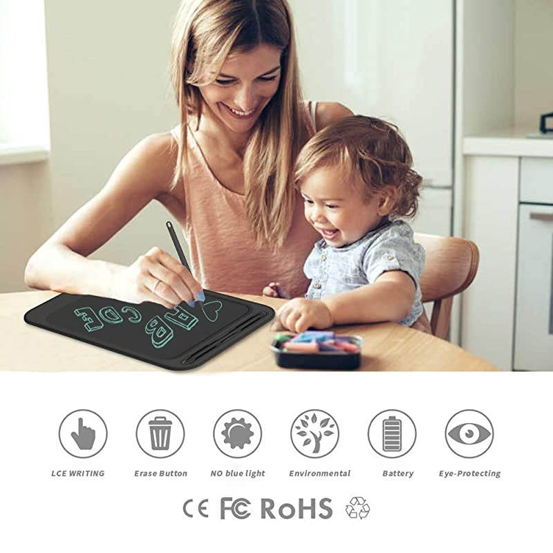 LCD Writing Tablet 10 Inches Electronic Writing Drawing Doodle Board with Memory Lock Digital Writing Pad for Kids and Adults at Home School Office