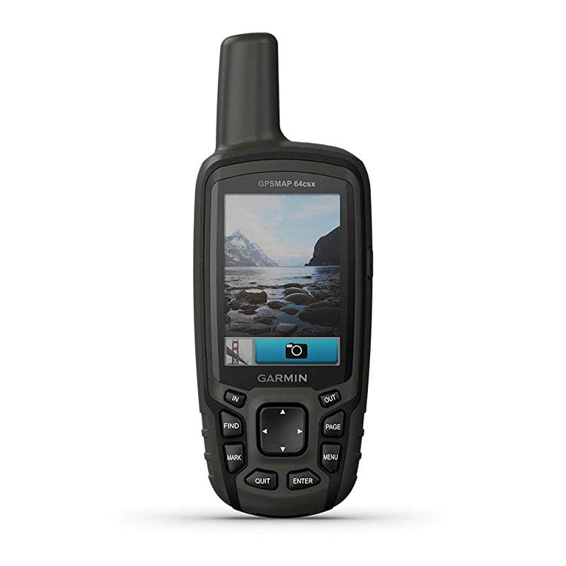 GPSMAP 64csx, Handheld GPS with Altimeter, Compass and 8 MP Camera, Preloaded with TopoActive Maps