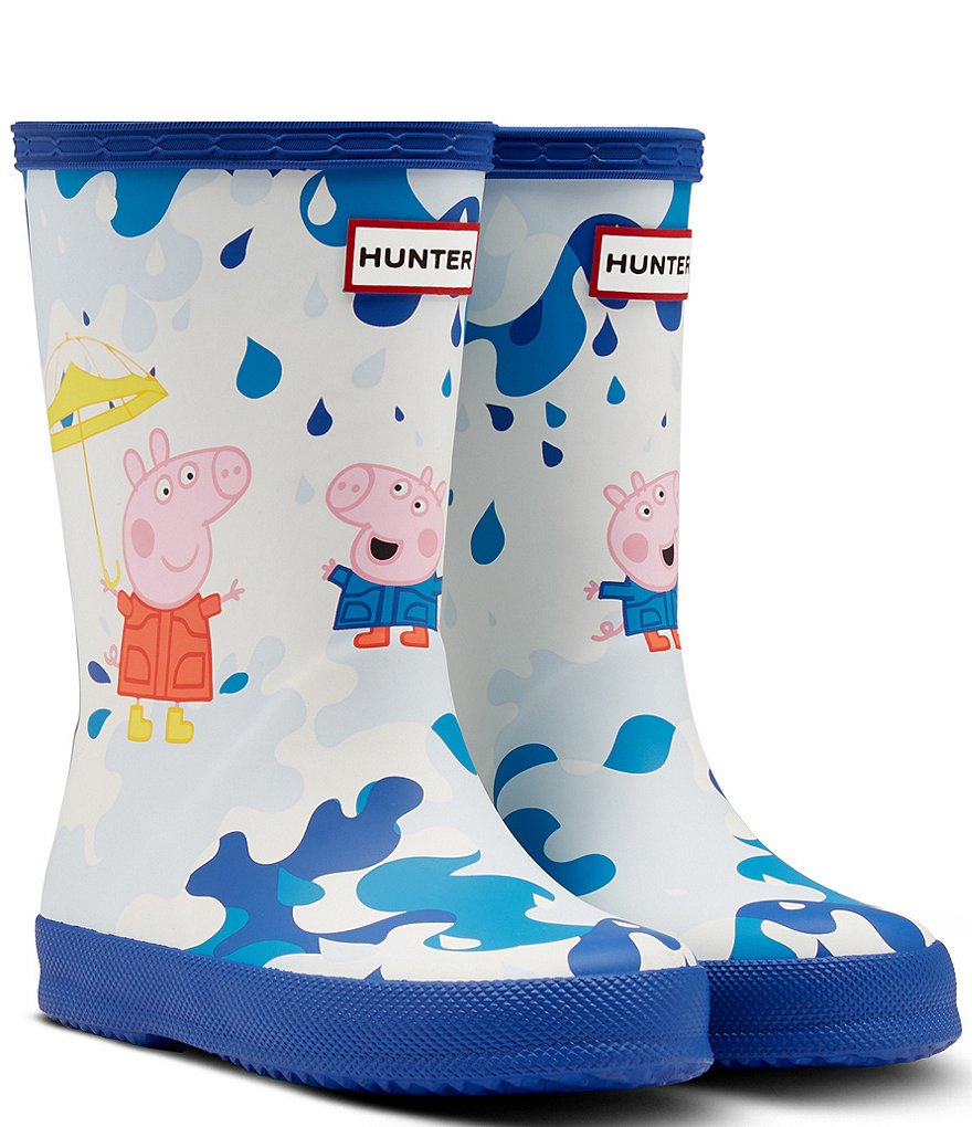 Hunter Kid's First Peppa Pig Muddy Puddle Rain Boots (Youth)