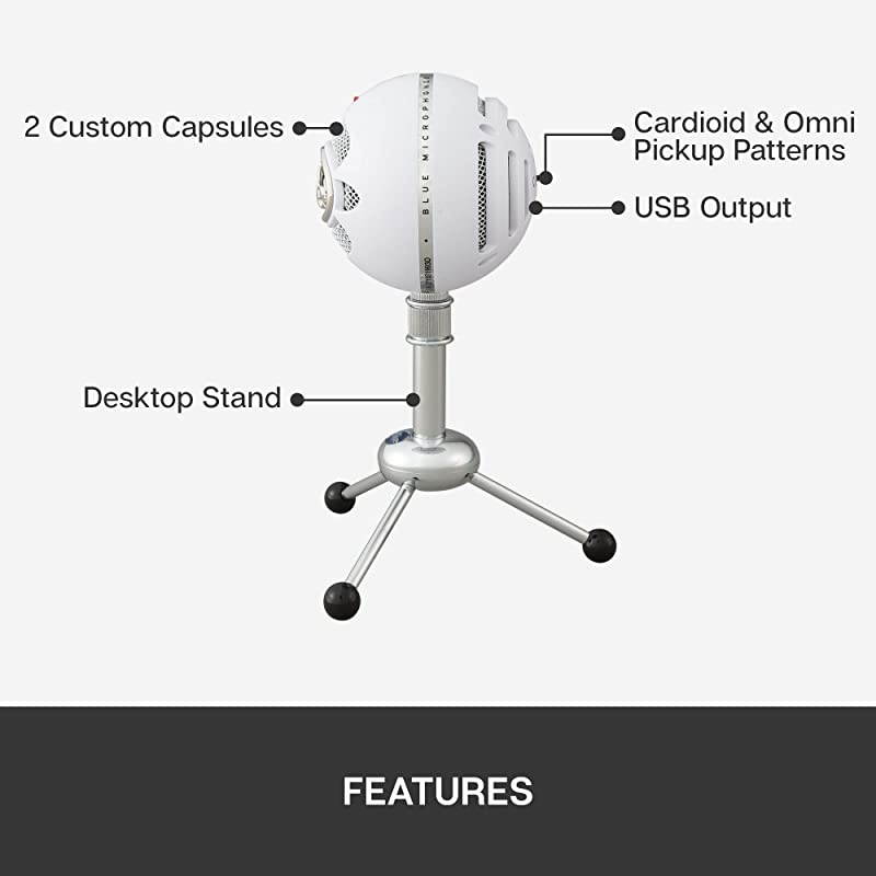 Snowball USB Microphone (Textured White)