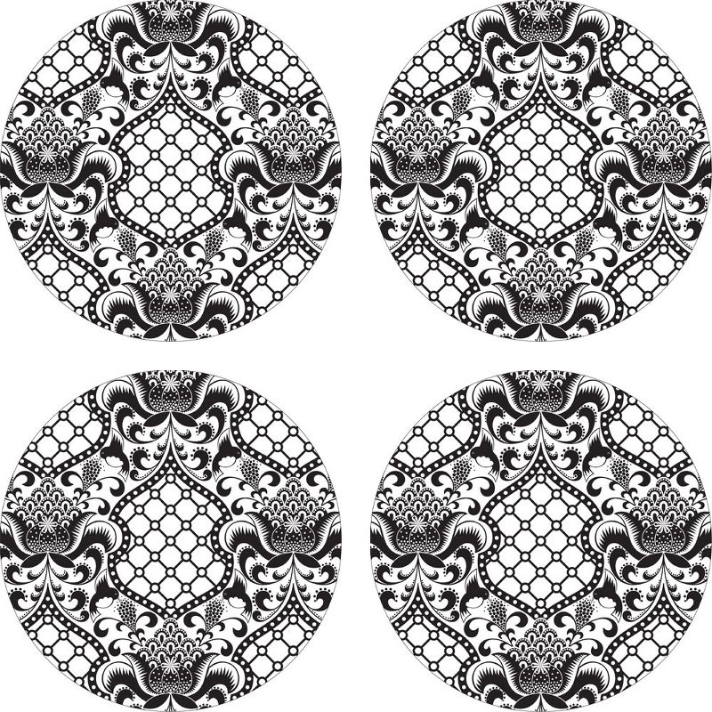 Nixon Dots Brocade Circle Wall Accent Stickers - Jonathan Adler..