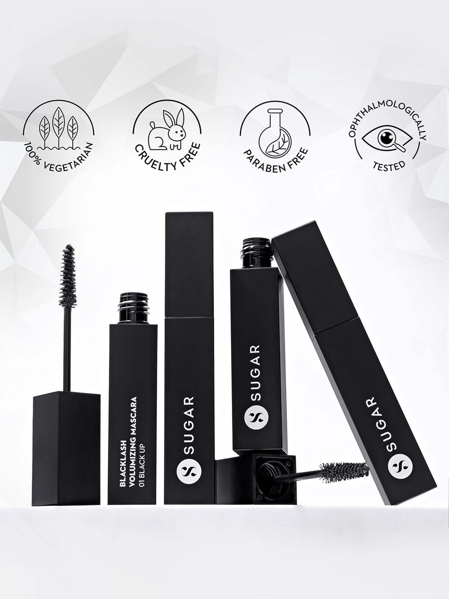 SUGAR Cosmetics Blacklash Volumizing Mascara 01 Black Up - 6.5 gm