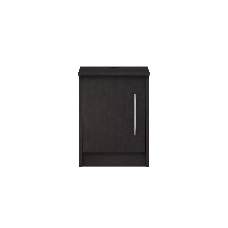 Addison 1 Door Nightstand Black/Brown - Loft 607