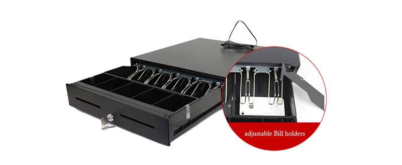 Intsupermai Cash Drawer Box with Lockable Money Drawer Safe Small Tray Supermarket Store Cashbox