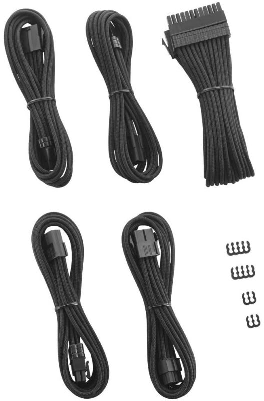 CableMod PRO ModFlex Cable Extension Kit - 8+6 Series - Black [CM-PCAB-BKIT-86KK-3PK-R]