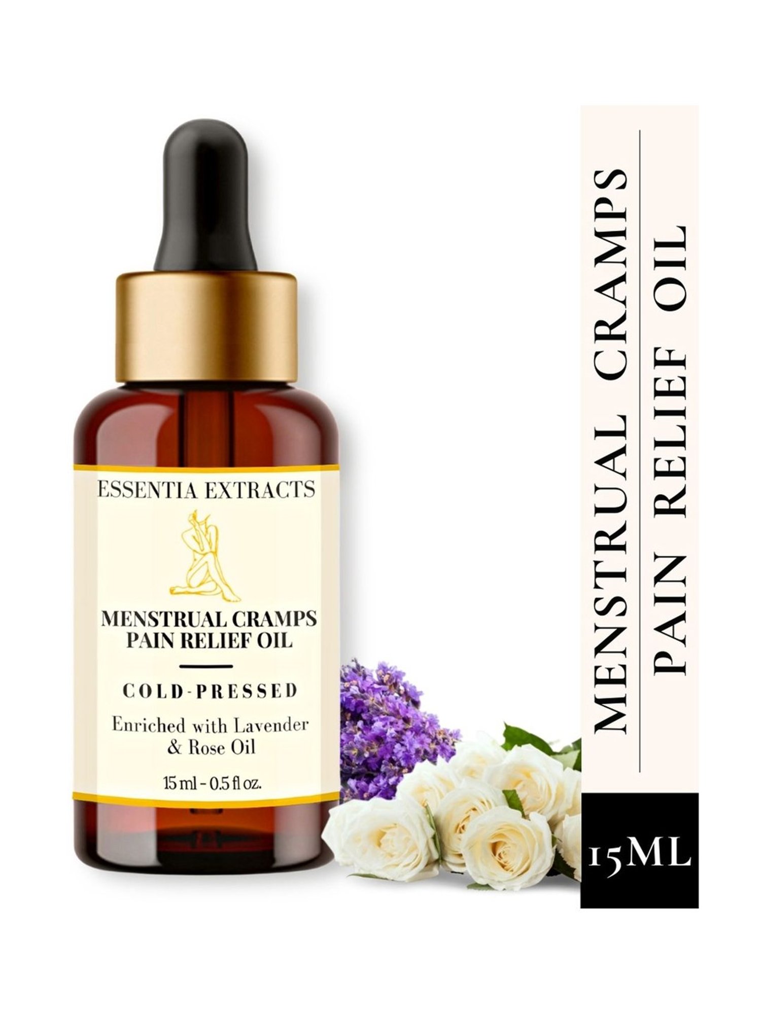 Essentia Extracts Menstrual Cramps Pain Relief Oil - 15 ml