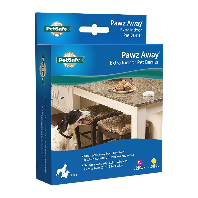 PetSafe Pawz Away Extra Indoor Adjustable Pet Barrier Transmitter - White