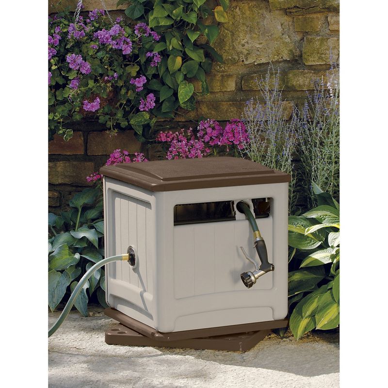 225' Swivel Hose Hideaway - Soft Taupe - Suncast