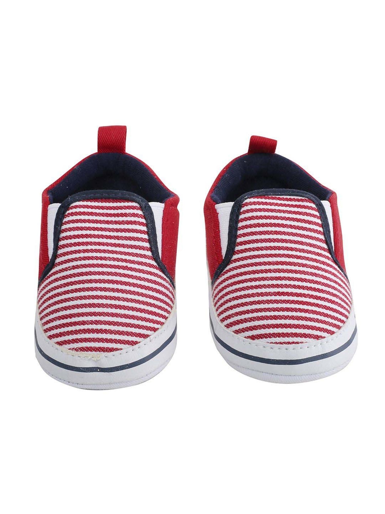 Baby Moo Kids Red & Blue Casual Booties