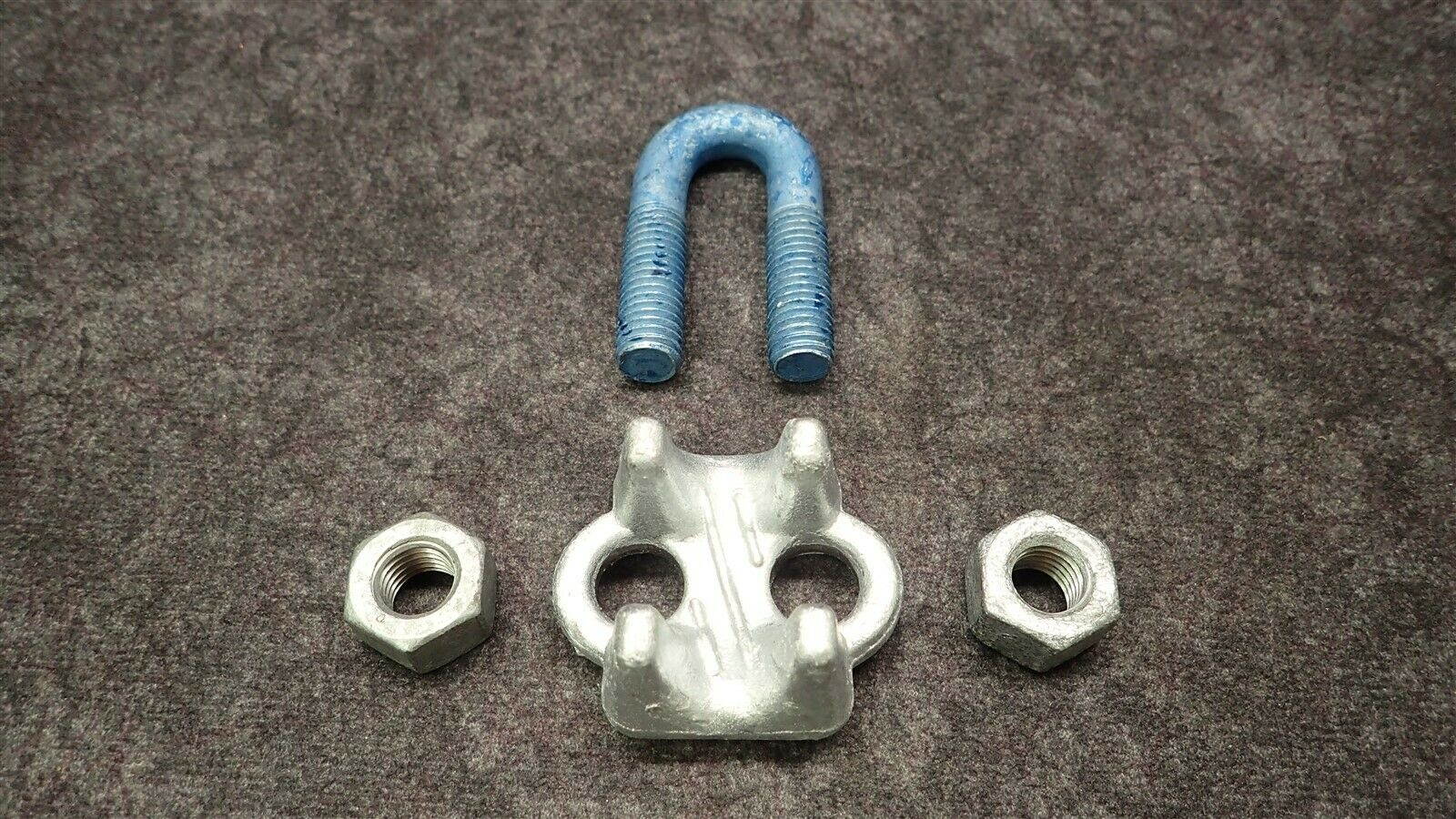 (4) CAMPBELL/APEX/COOPER TOOLS Wire Rope Clips for 5/8" Rope Diameter 669-1034