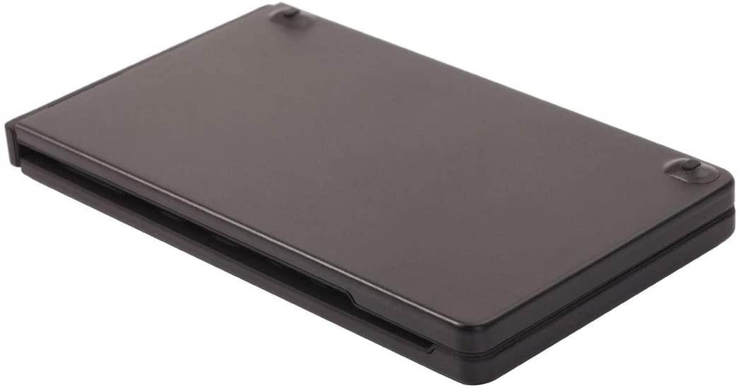 XZS-Shop Support Android/iOS/Windows System (Black) Constitutional Lithium Battery 80hours, Inherent Holder, Ultra-Thin Foldaway Bluetooth V3.0 Keyboard (Color : Black)