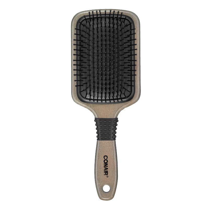 Conair Shines and Smoothes Ceramic Wood Paddle Hair Brush