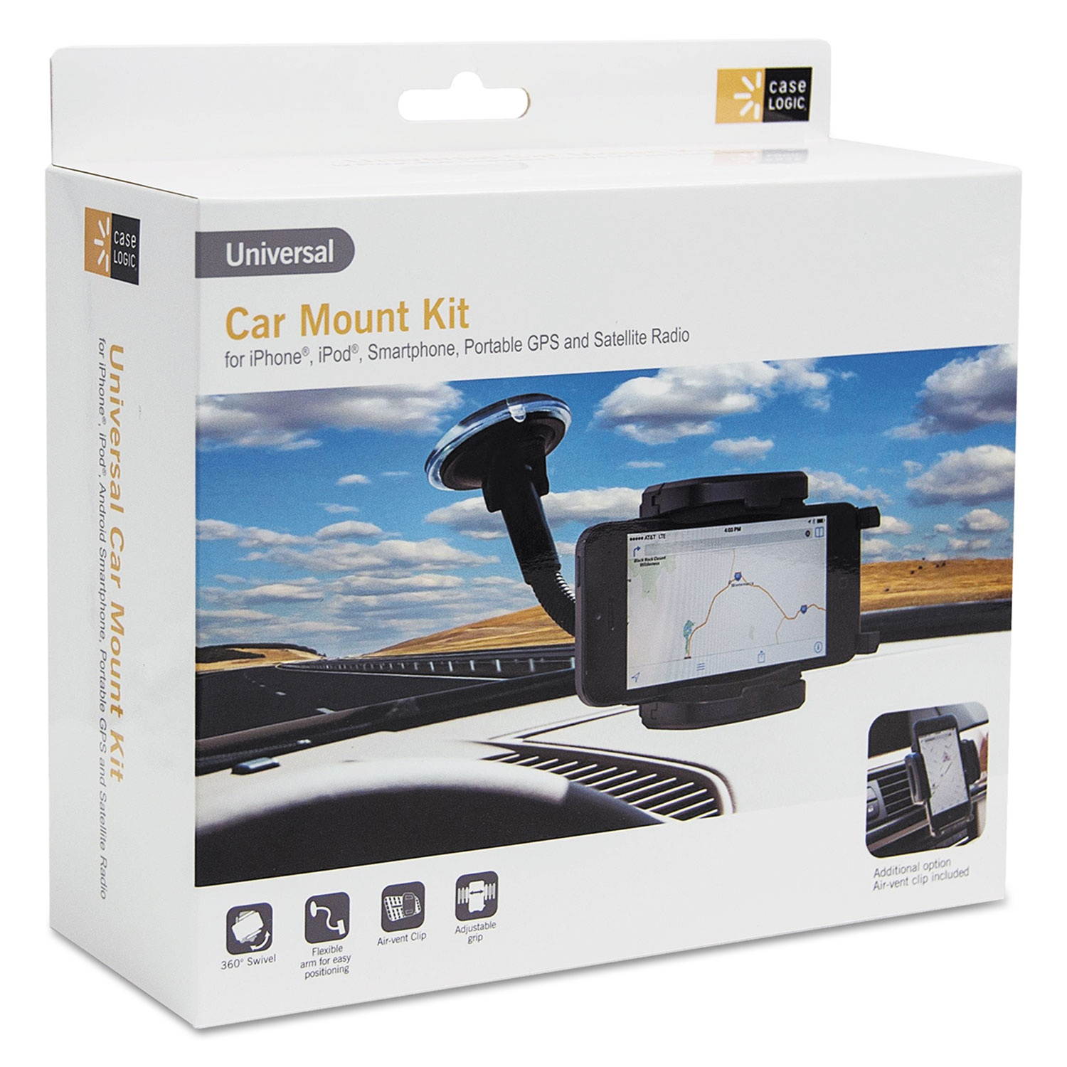 BYTECH NY  Car Mount, Black